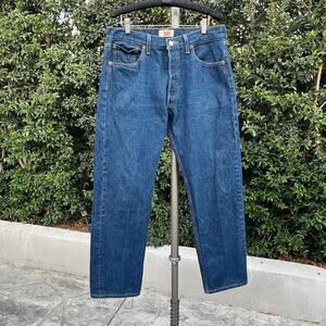 Levi’s 501 Buttonfly Blue Jeans Men’s 34 x 32